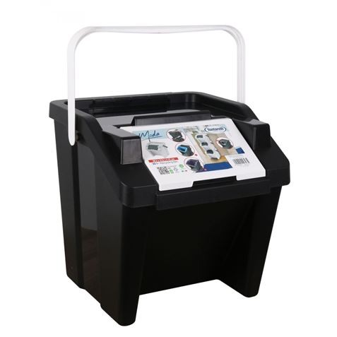 PAPELERA VERTICAL CON ASA 30 LITROS...