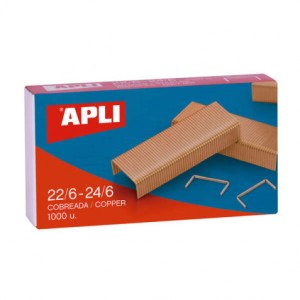 GRAPAS COBRE 22/6 - 24/6 CAJA 1000...
