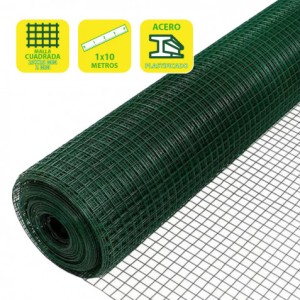 TELA METÁLICA PLASTIFICADA 25X25X2MM...