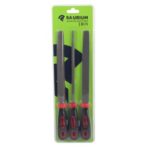 JUEGO LIMAS 3 PCS 200 MM. SAURIUM