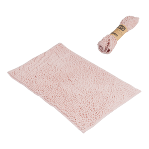 ALFOMBRA BAÑO CHENILLA 60X40 ROSA HBS