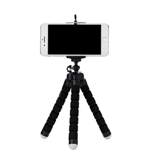 MINI TRÍPODE FLEXIBLE SMARTPHONE NEGRO