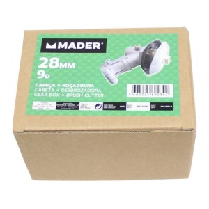 CABEZAL DESBROZADORA 28MM. 9D MADER