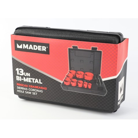 JUEGO 13 PCS CORONAS BI-METAL MADER