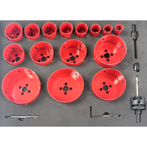 JUEGO 20 PCS CORONAS BI-METAL MADER