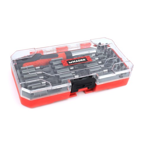 JUEGO PUNTAS CON LLAVE 31PCS MADER