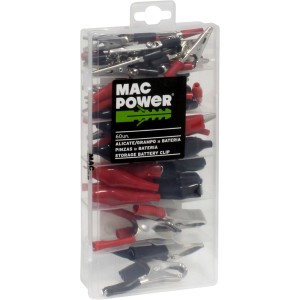 JUEGO 60 PCS PINZAS PARA BATERIAS MAC...