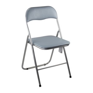 SILLA PLEGABLE ACOLCHADA GRIS SEVENHOUSE