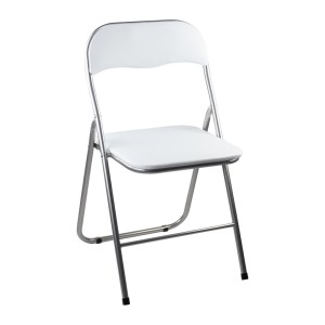 SILLA PLEGABLE ACOLCHADA BLANCO...