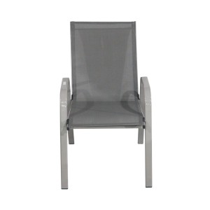 SILLA EXTERIOR METÁLICA JUNE GRIS...