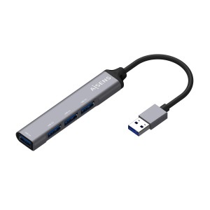 HUB 4 PUERTOS USB 3.0 ALUMINIO AISENS