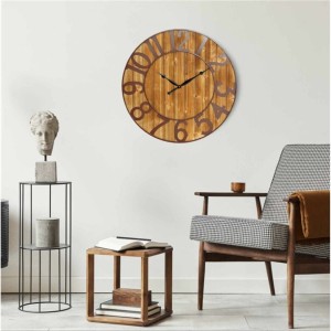 RELOJ DE PARED VINTAGE MADERA OSCURA...