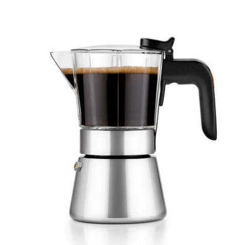 CAFETERA ITALIANA ACERO INOXIDABLE 6...