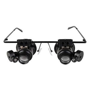 GAFAS MICROSCOPIO LUPA 20X