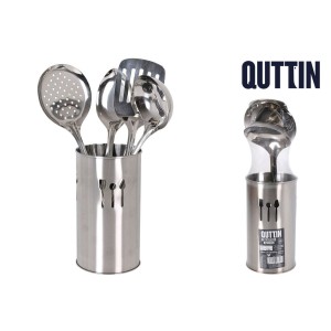 BOTE CON 4 UTENSILIOS INOX DE COCINA...