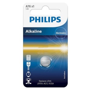 PILA DE BOTON LR44 1.5V A76 PHILIPS