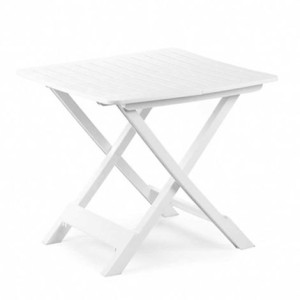 MESA RESINA PLEGABLE TEVERE BLANCA...