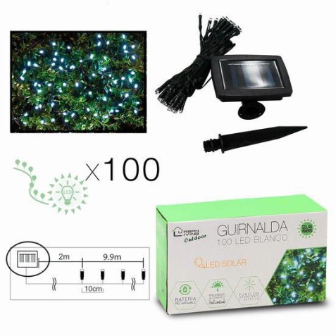 GUIRNALDA DE 100 LED BLANCA 11.9...