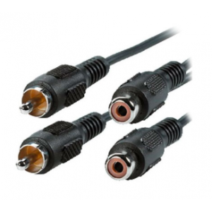 Cable 2 RCA Macho/2 RCA Hembra 10m...
