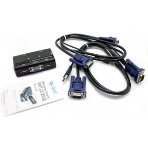 CONMUTADOR KVM2 USB/VGA SWITCH 2...