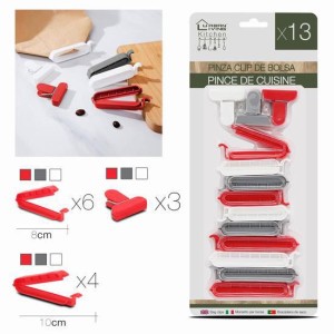 PACK 13 PINZAS DE CIERRE PLASTICO...