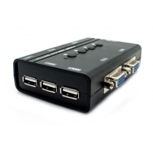 CONMUTADOR KVM4 USB/VGA SWITCH 4...