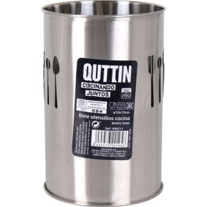 BOTE UTENSILIOS INOX 10X15CM QUTTIN