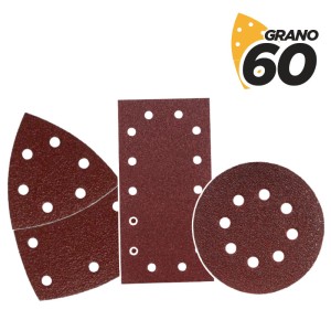 SET DE 9 LIJAS GRANO 60 PARA LIJADORA...