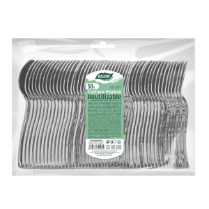 PACK 50 CUCHARAS POSTRE PLASTICO...