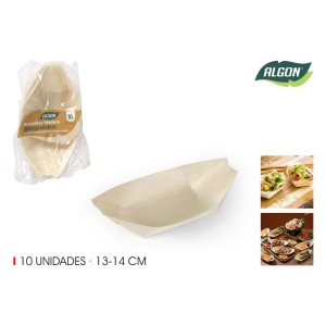 PACK 10 CUENCOS MADERA APERITIVOS...