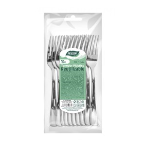 PACK 10 TENEDORES PLASTICO...