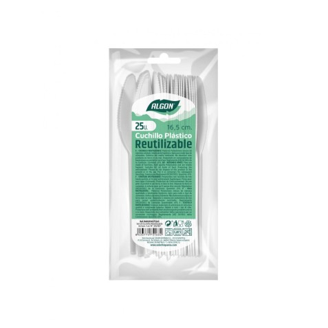 PACK 25 CUCHILLOS PLASTICOS...