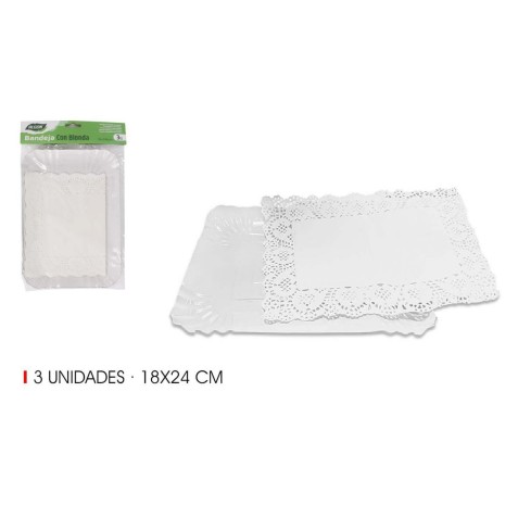 SET 3 BANDEJAS RECTANGULARES CON...