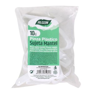 SET 10 PINZAS SUJETAMANTELES PLASTICO...