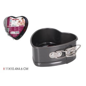 MOLDE HORNO HEART CON CIERRE QUTTIN