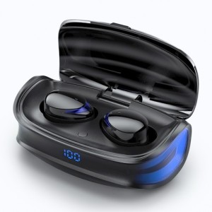 AURICULARES BLUETOOTH TWS A9 NEGROS...