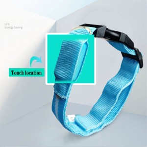 COLLAR MASCOTAS LED NEGRO TALLA L BIWOND
