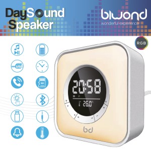 ALTAVOZ RELOJ RGB DAYSOUND SPEAKER...