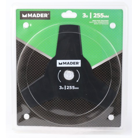 DISCO PARA DESBROZADORA 3D 255MM MADER