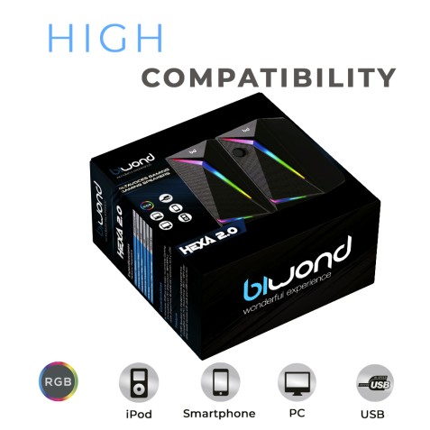 ALTAVOCES GAMING 10W HEXA BIWOND