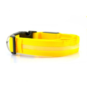 COLLAR MASCOTAS LED AMARILLO TALLA L...
