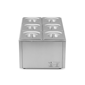 BAÑO MARIA INDUSTRIAL 6 CUBETAS 1200W...