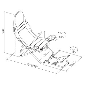 SLIM DRIVE RACING SEAT CROMAD