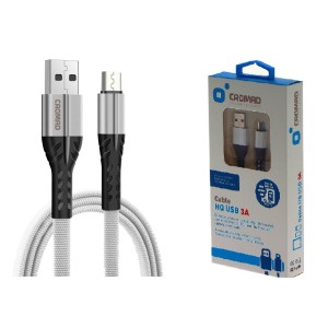 CABLE HQ USB A MICRO USB 1 METRO 3A...