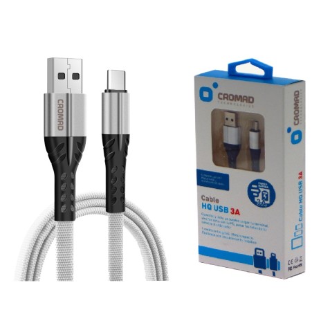 CABLE HQ USB A TIPO C 1 METRO 3A...