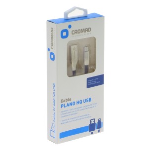 CABLE PLANO HQ USB A MICRO USB 1...