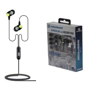 AURICULAR + MICRÓFONO URBAN MIC VERDE...