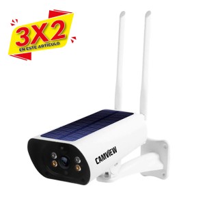 CAMARA IP SOLAR TIPO BULLET 3.6MM 2MP...