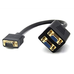 CABLE ADAPTADOR DOBLE VGA MACHO A 2...