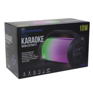 ALTAVOZ KARAOKE BLUETOOTH NEON PARTY...